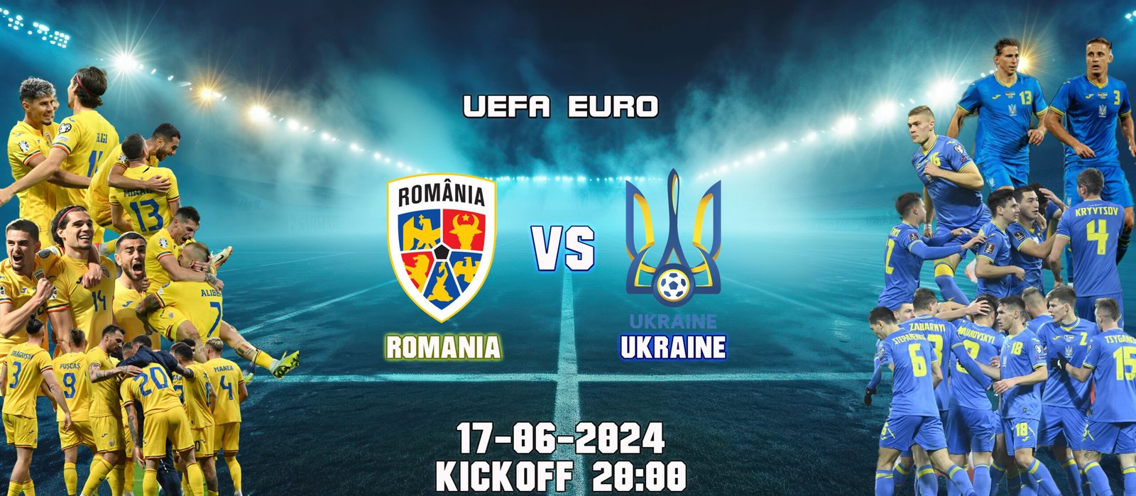 Rumania VS Ukrania Pertandingan Sengit Antara Kedua Tim DI EURO 2024